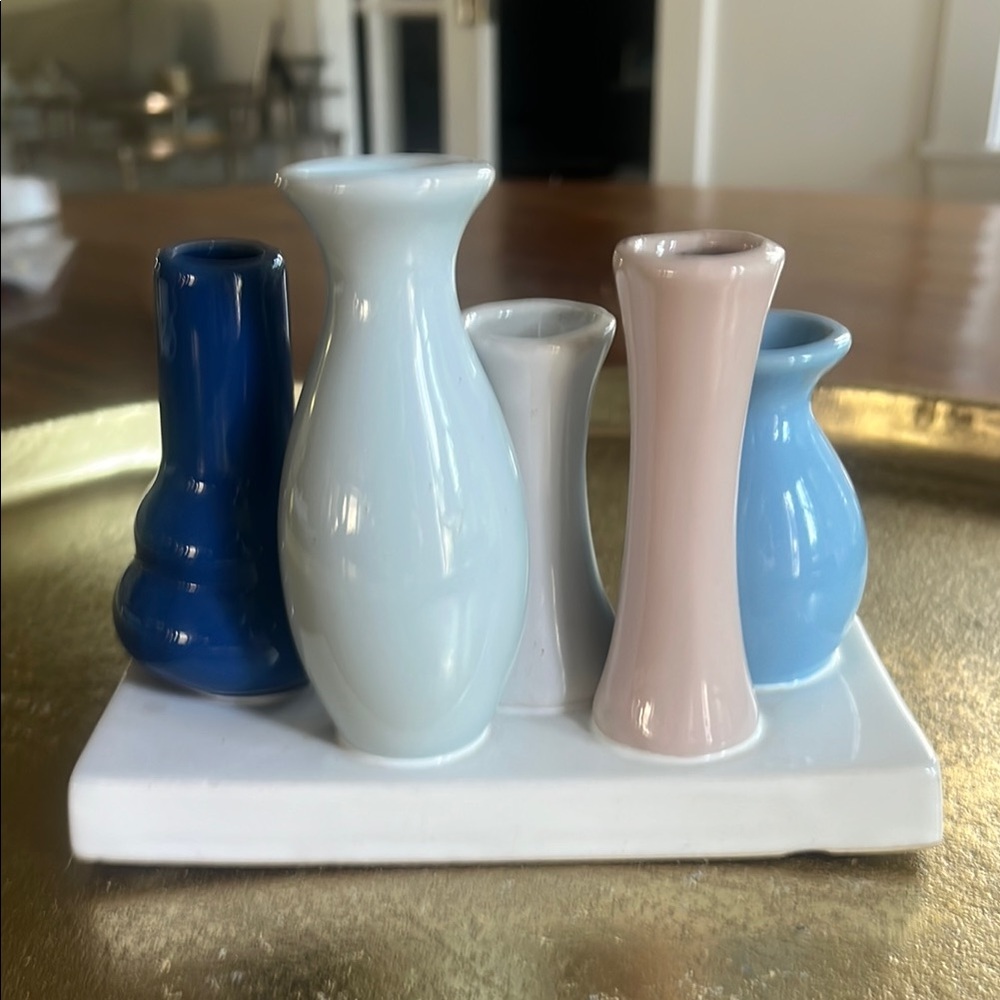 Elegant Multi-Color Vase Set